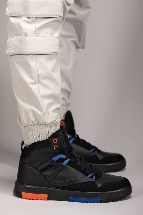 Men's Comfort Sneaker Boot 001263 Black Saks - 18