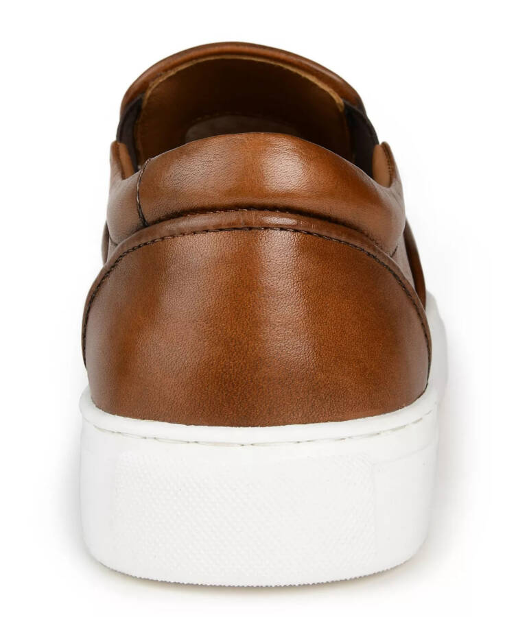 Men's Conley Slip-On Leather Sneakers Cognac - 3