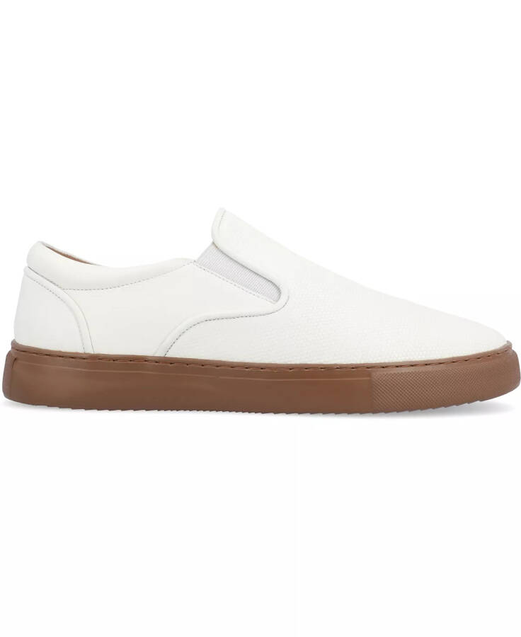 Men's Conley Slip-On Leather Sneakers White - 2