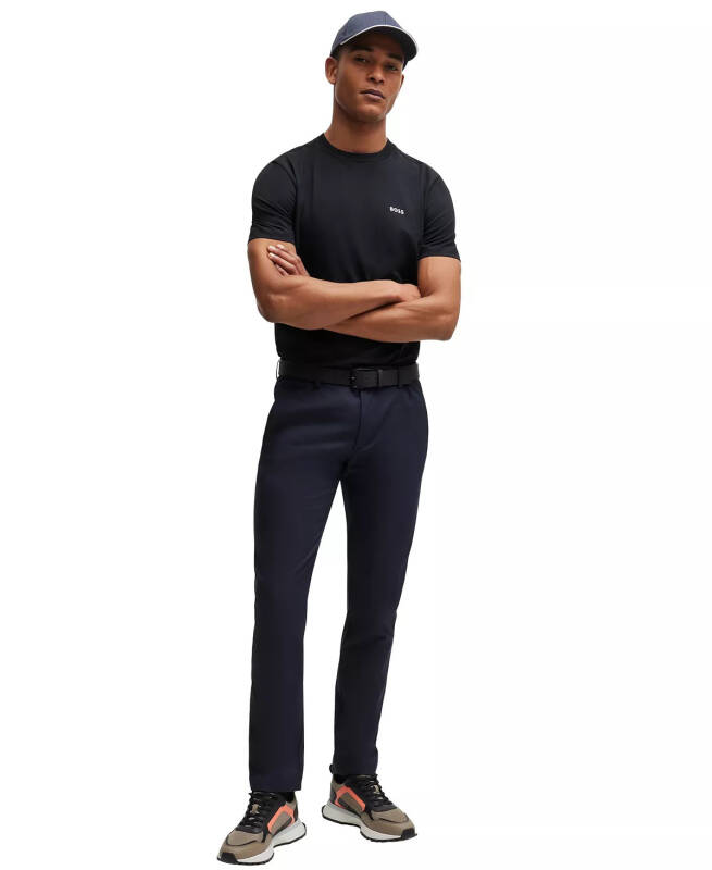 Men's Contrast Logo Regular-Fit T-Shirt - 3