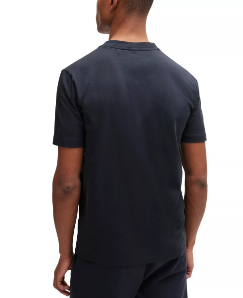 Men's Contrast Logo Regular-Fit T-Shirt Dark Blue - 3