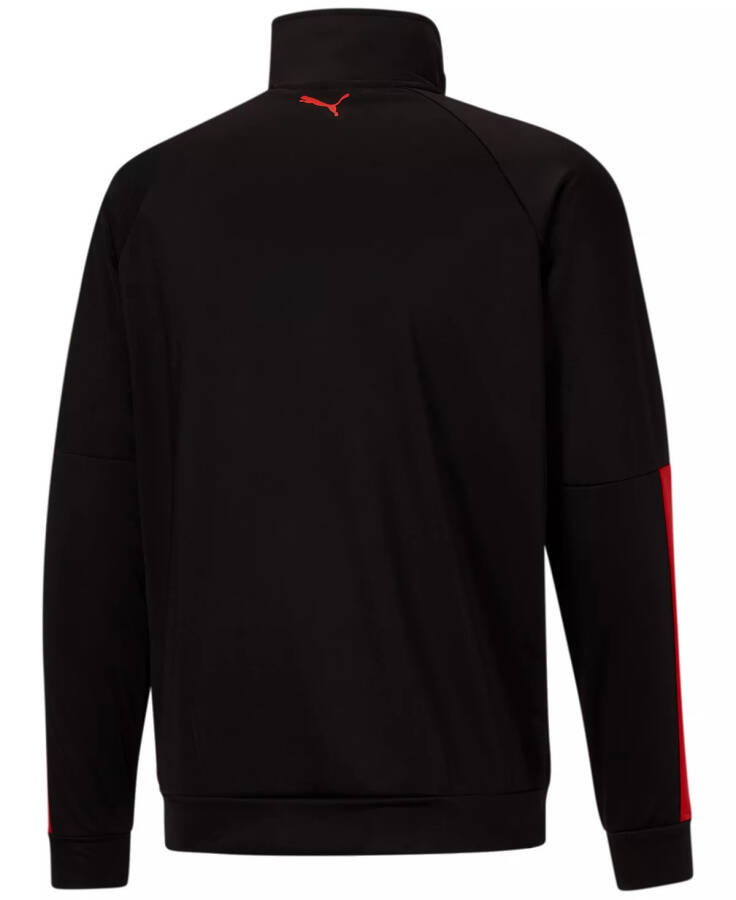 Men's Contrast Logo Tricot Jacket 2.0 Black/high Risk Red - 2