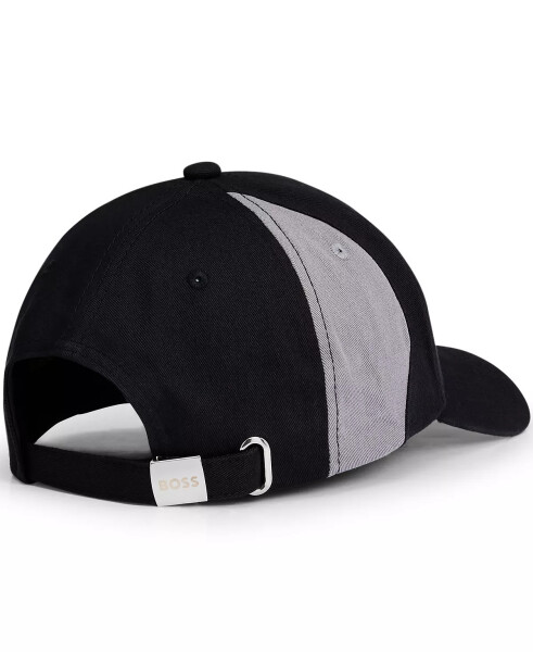 Men's Contrasting Logo Cap Black - 2