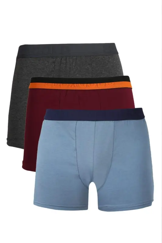 Men's Cotton 3-Pack Boxer Shorts 40093 - 1