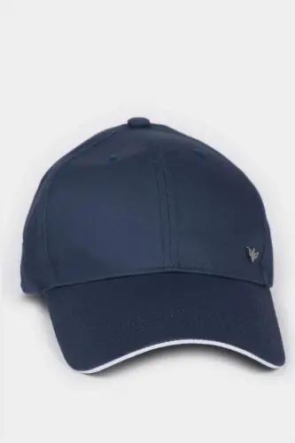 Men's Cotton Baseball Basketball Hat Blue - 4