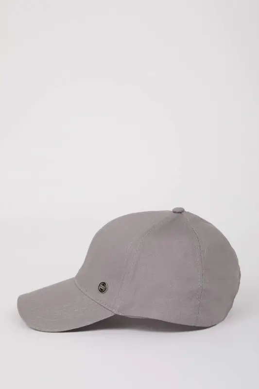 Men's Cotton Baseball Basketball Hat Grey - 2