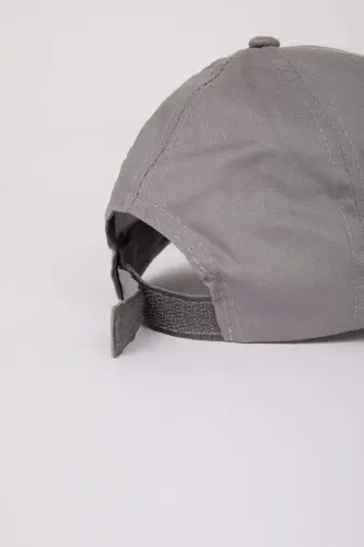 Men's Cotton Baseball Basketball Hat Grey - 4