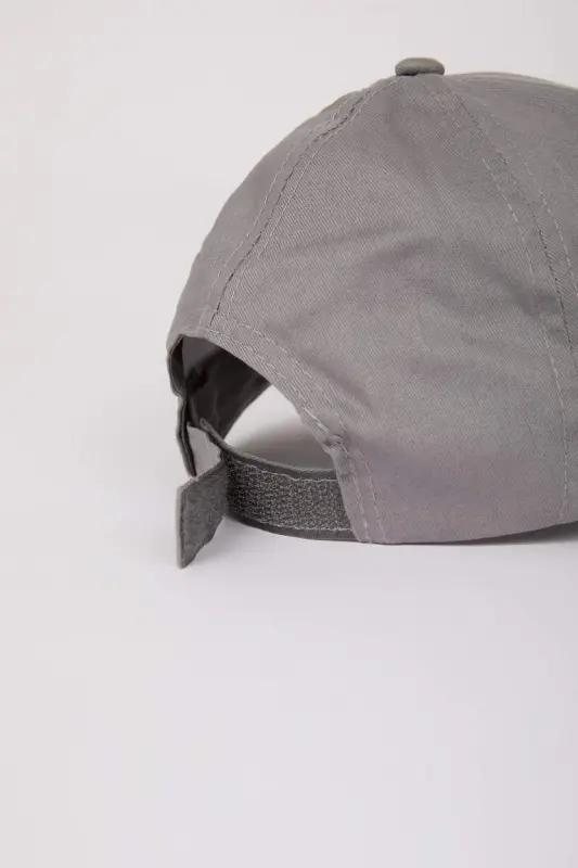 Men's Cotton Baseball Basketball Hat Grey - 4