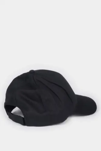 Men's Cotton Baseball Cap (Black) - 3
