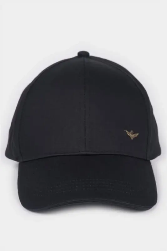 Men's Cotton Baseball Cap (Black) - 4