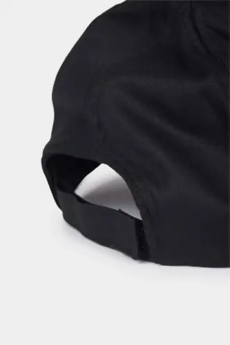 Men's Cotton Baseball Cap (Black) - 5