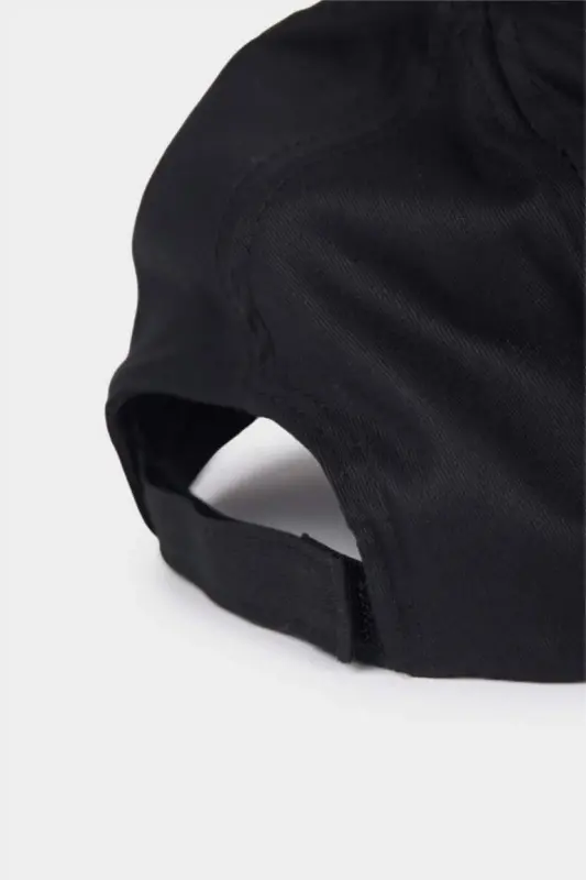 Men's Cotton Baseball Cap (Black) - 5