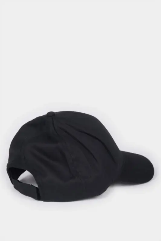 Men's Cotton Baseball Cap Black - 3
