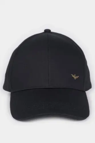 Men's Cotton Baseball Cap Black - 4