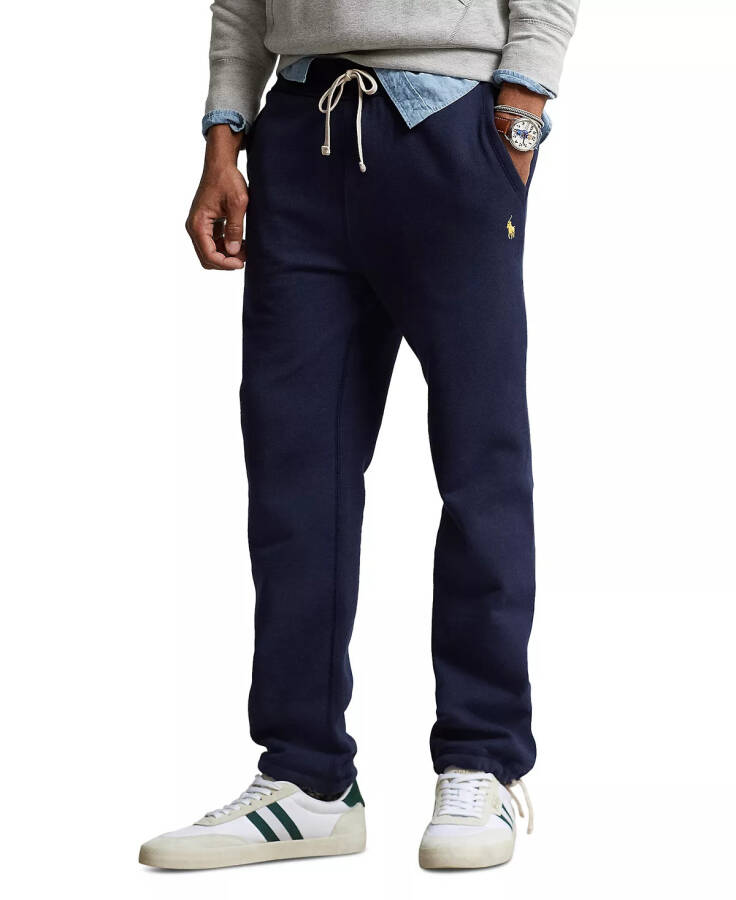 Men's Cotton-Blend-Fleece Pants Cruise Navy - 3