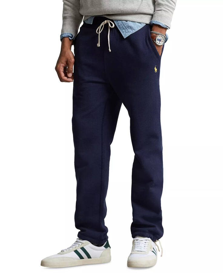 Men's Cotton-Blend-Fleece Pants Cruise Navy - 6