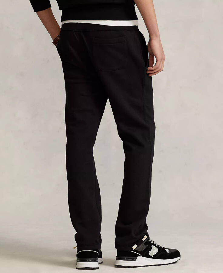 Men's Cotton-Blend-Fleece Pants Polo Black - 2