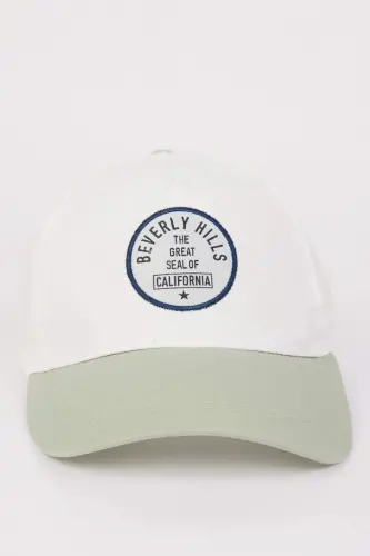Men's Cotton Cap, Mint Color - 3