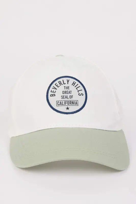 Men's Cotton Cap, Mint Color - 3