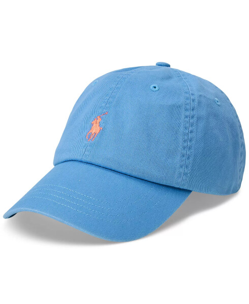 Men's Cotton Chino Baseball Cap Blue Orbit - 1