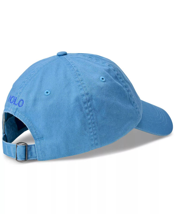 Men's Cotton Chino Baseball Cap Blue Orbit - 2