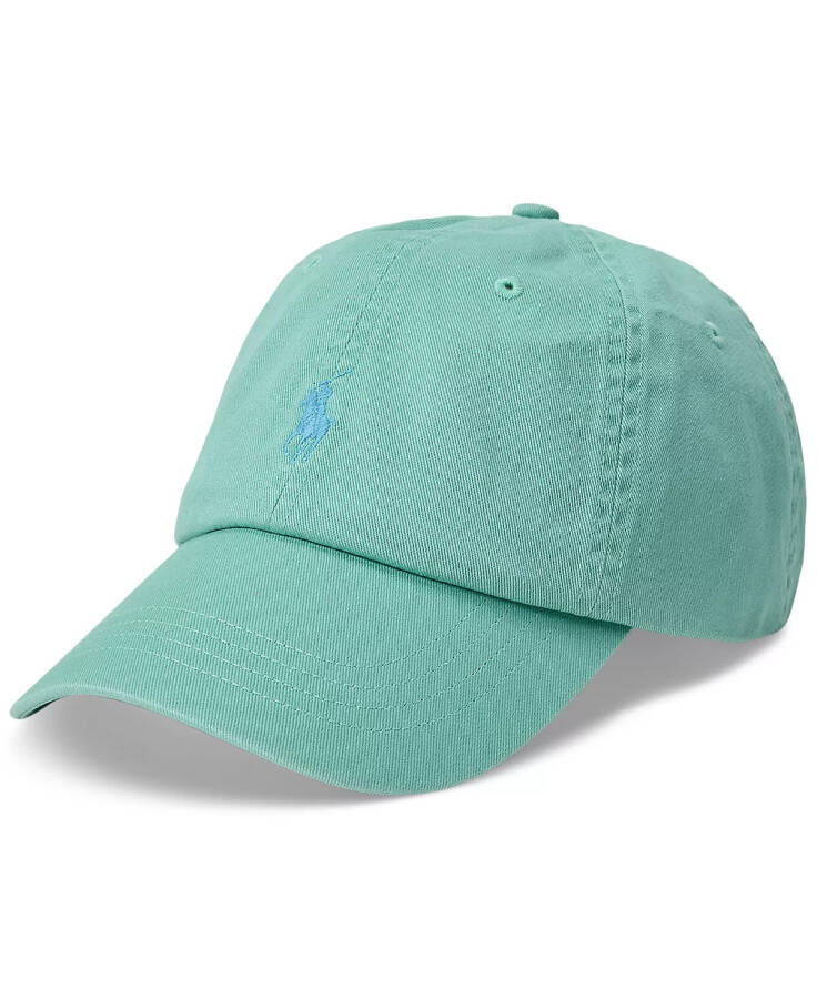 Men's Cotton Chino Baseball Cap Deep Seafoam - 1