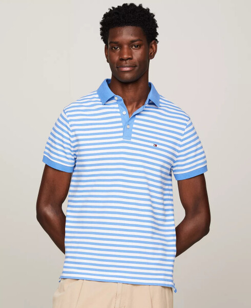 Men's Cotton Classic Fit 1985 Polo Blue Spell / White - 1