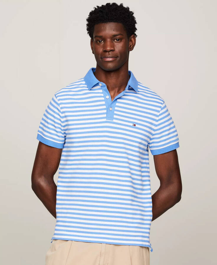 Men's Cotton Classic Fit 1985 Polo Blue Spell / White - 1