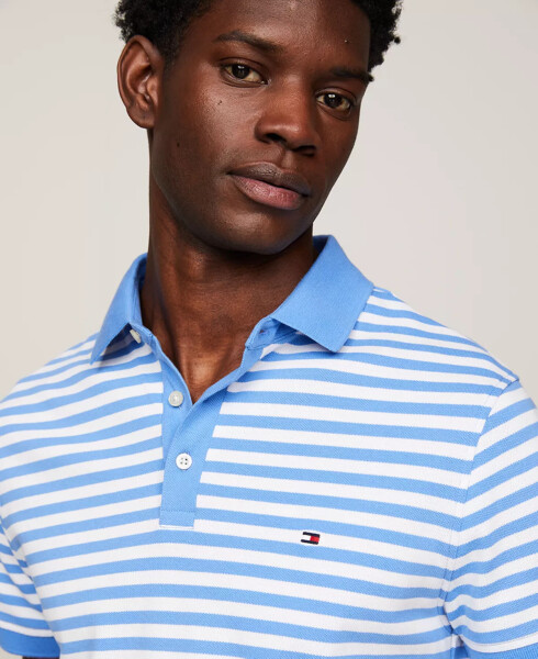 Men's Cotton Classic Fit 1985 Polo Blue Spell / White - 2