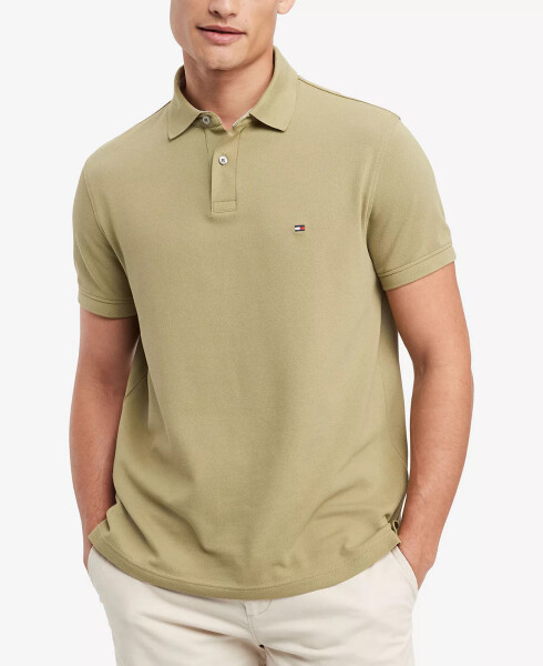 Men's Cotton Classic Fit 1985 Polo Faded Olive Mrj - 1