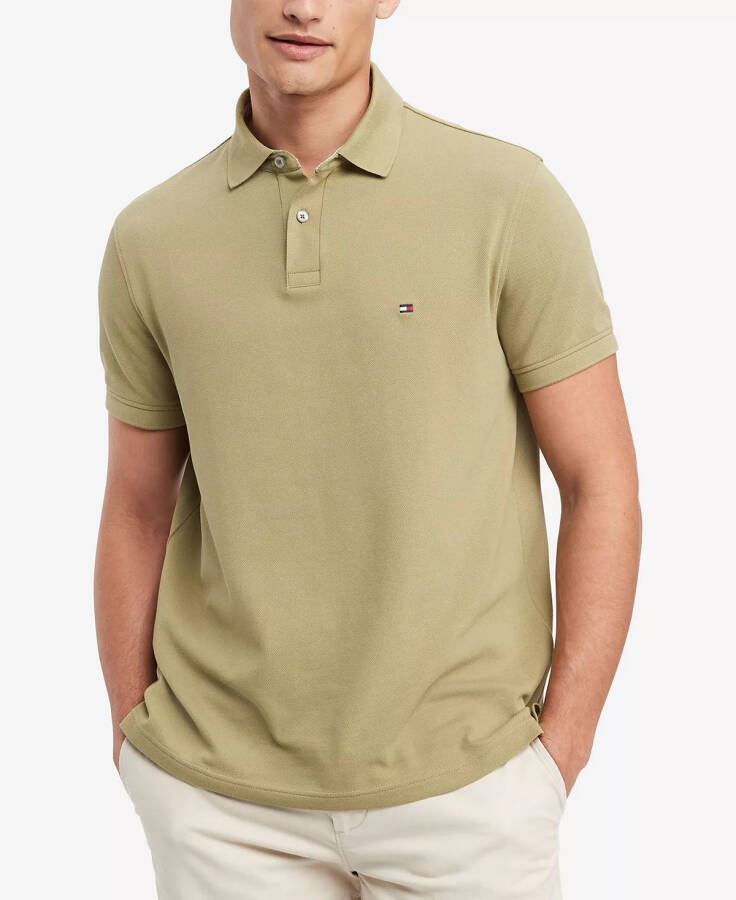 Men's Cotton Classic Fit 1985 Polo Faded Olive Mrj - 1