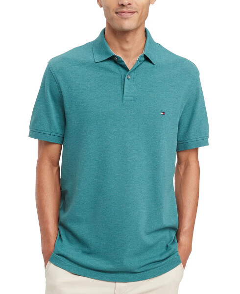 Men's Cotton Classic Fit 1985 Polo Green Heather - 1