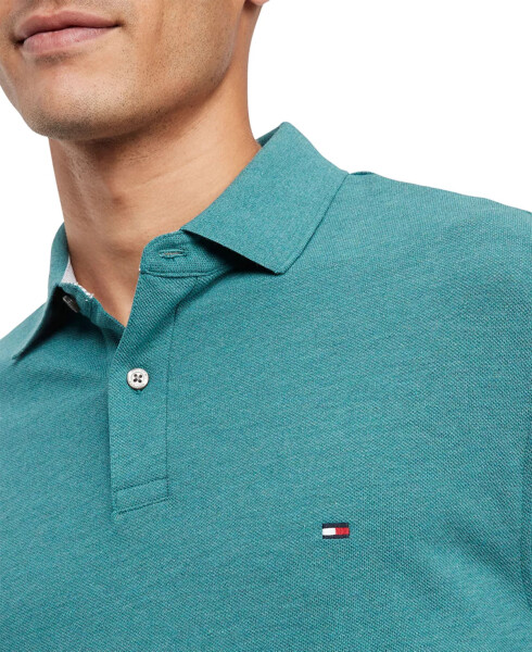 Men's Cotton Classic Fit 1985 Polo Green Heather - 3