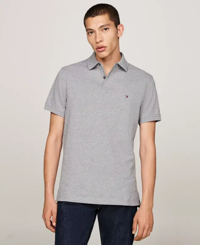 Men's Cotton Classic Fit 1985 Polo-Medium Gray - TOMMY HILFIGER