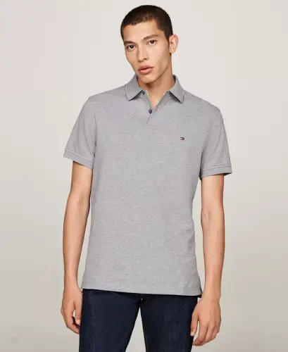 Men's Cotton Classic Fit 1985 Polo-Medium Gray 