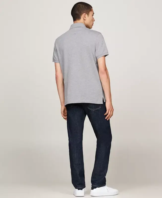 Men's Cotton Classic Fit 1985 Polo-Medium Gray - 4