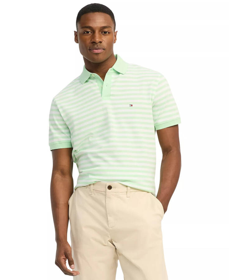 Men's Cotton Classic Fit 1985 Polo Mint Green/White - 1