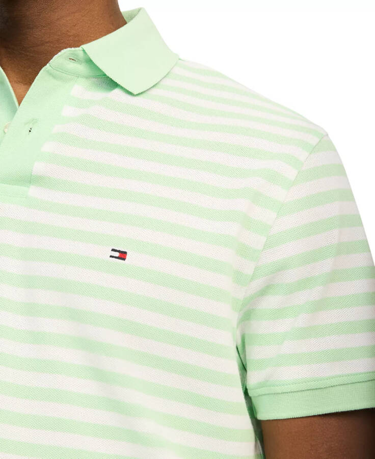 Men's Cotton Classic Fit 1985 Polo Mint Green/White - 3