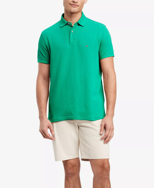 Men's Cotton Classic Fit 1985 Polo Olympic Green - 3