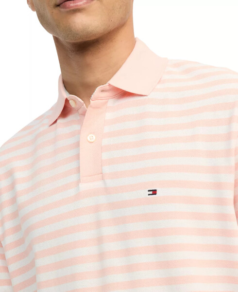 Men's Cotton Classic Fit 1985 Polo Pink Crystal / White - 3