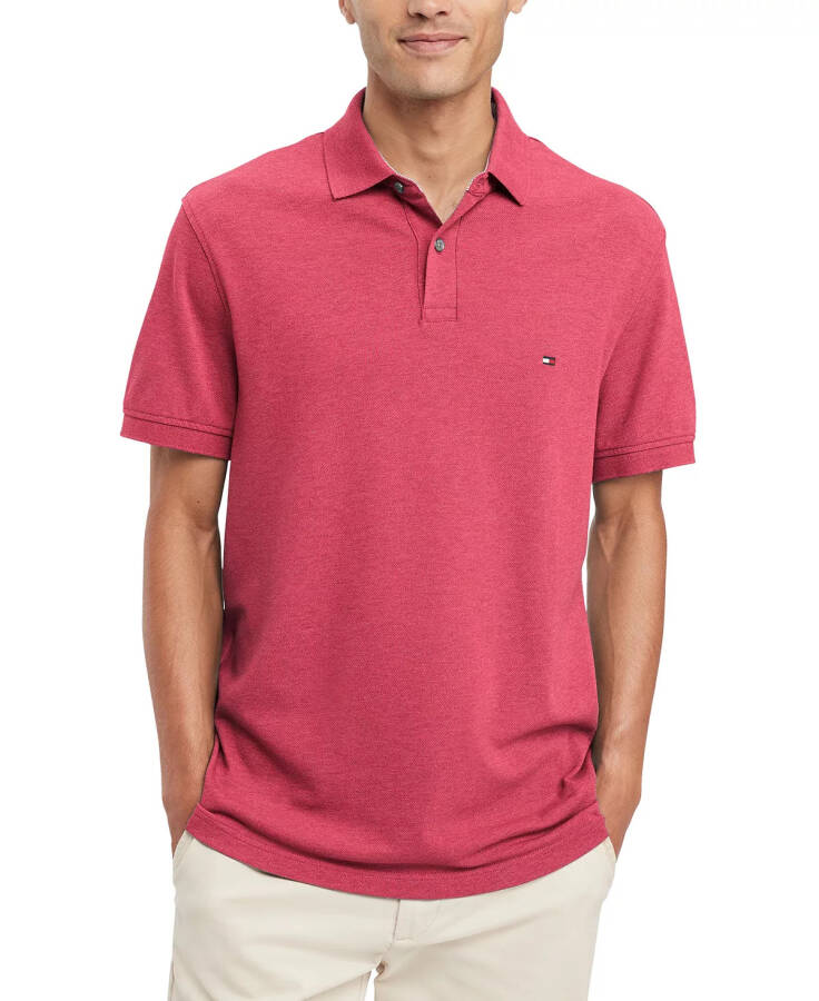 Men's Cotton Classic Fit 1985 Polo Pink Heather - 1