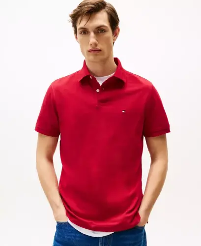 Men's Cotton Classic Fit 1985 Polo-Primary Red - 1