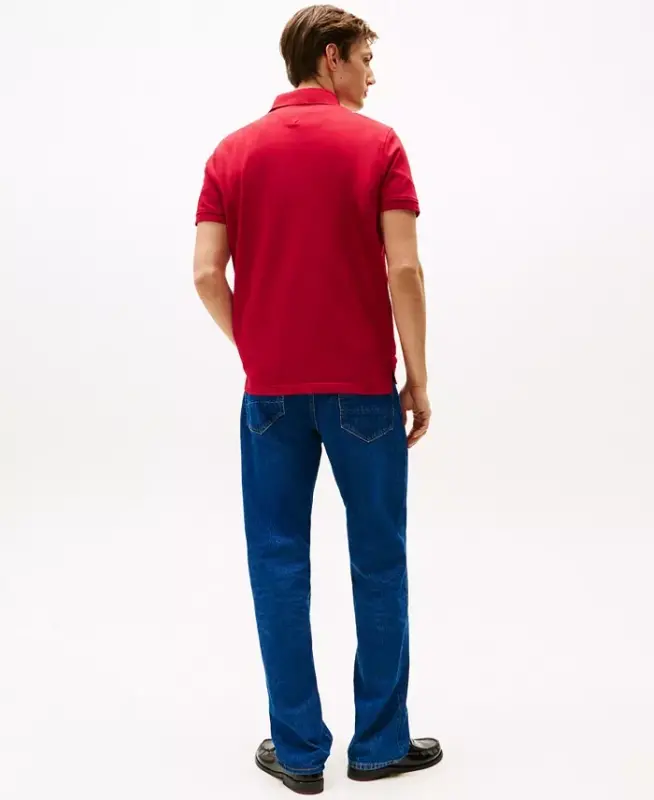 Men's Cotton Classic Fit 1985 Polo-Primary Red - 4