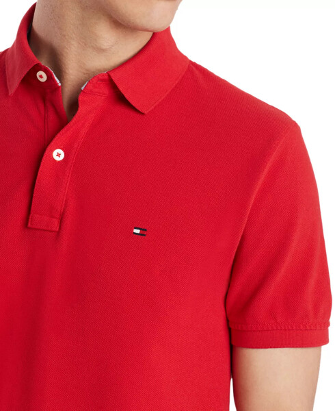 Men's Cotton Classic Fit 1985 Polo Primary Red - 3