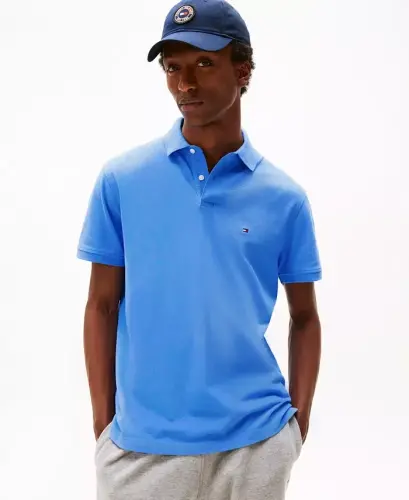 Men's Cotton Classic-Fit 1985 Polo Shirts - Blue Spell 