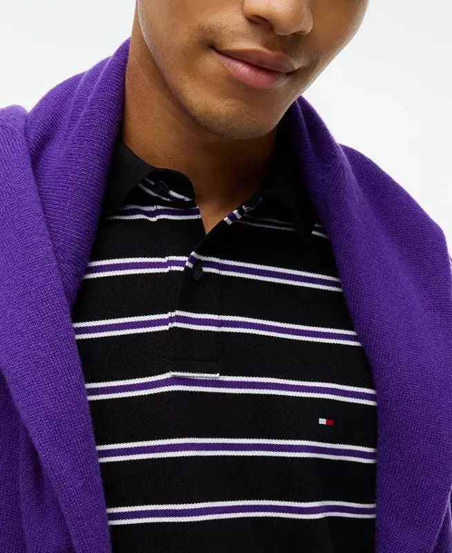 Men's Cotton Classic-Fit 1985 Polo Shirt - Burgundy - 9