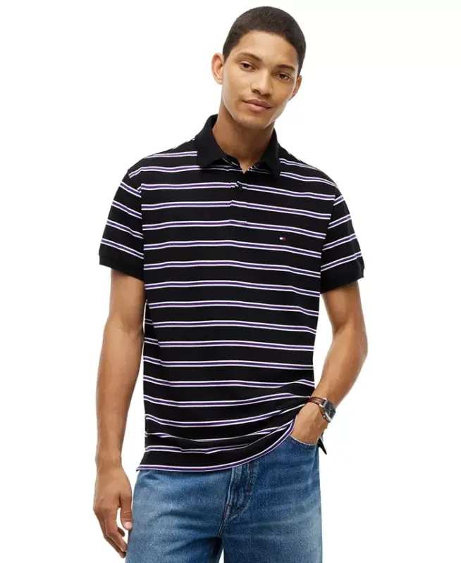 Men's Cotton Classic-Fit 1985 Polo Shirt - Burgundy - 12