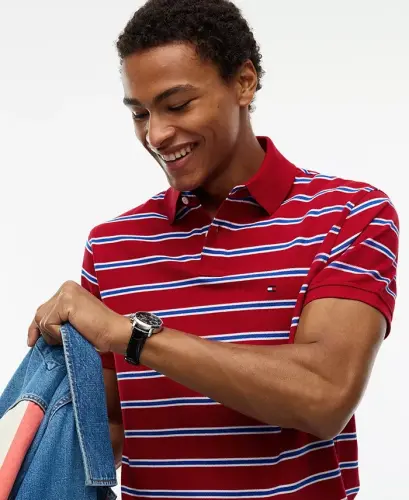 Men's Cotton Classic-Fit 1985 Polo Shirt - Burgundy - 13