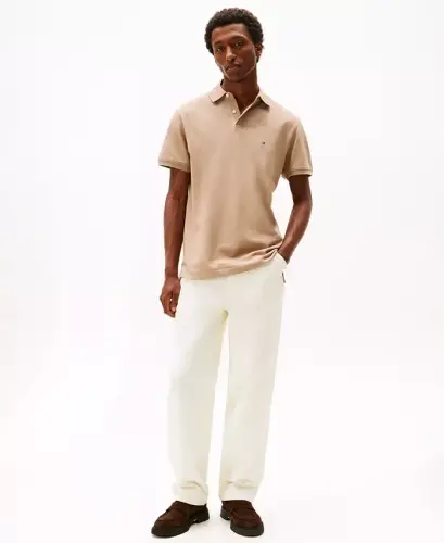 Men's Cotton Classic-Fit 1985 Polo Shirt - Coastal Taupe - TOMMY HILFIGER (1)