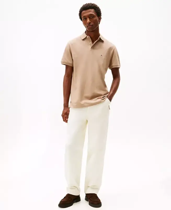 Men's Cotton Classic-Fit 1985 Polo Shirt - Coastal Taupe - 2